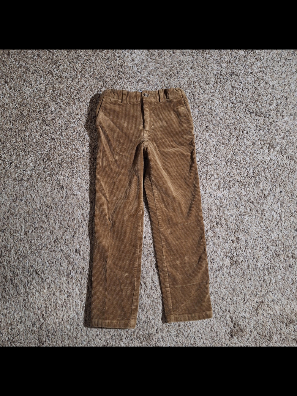 Polo Ralph Lauren Boys Brown Corduroy Trousers Size 7 - Age 7 Years